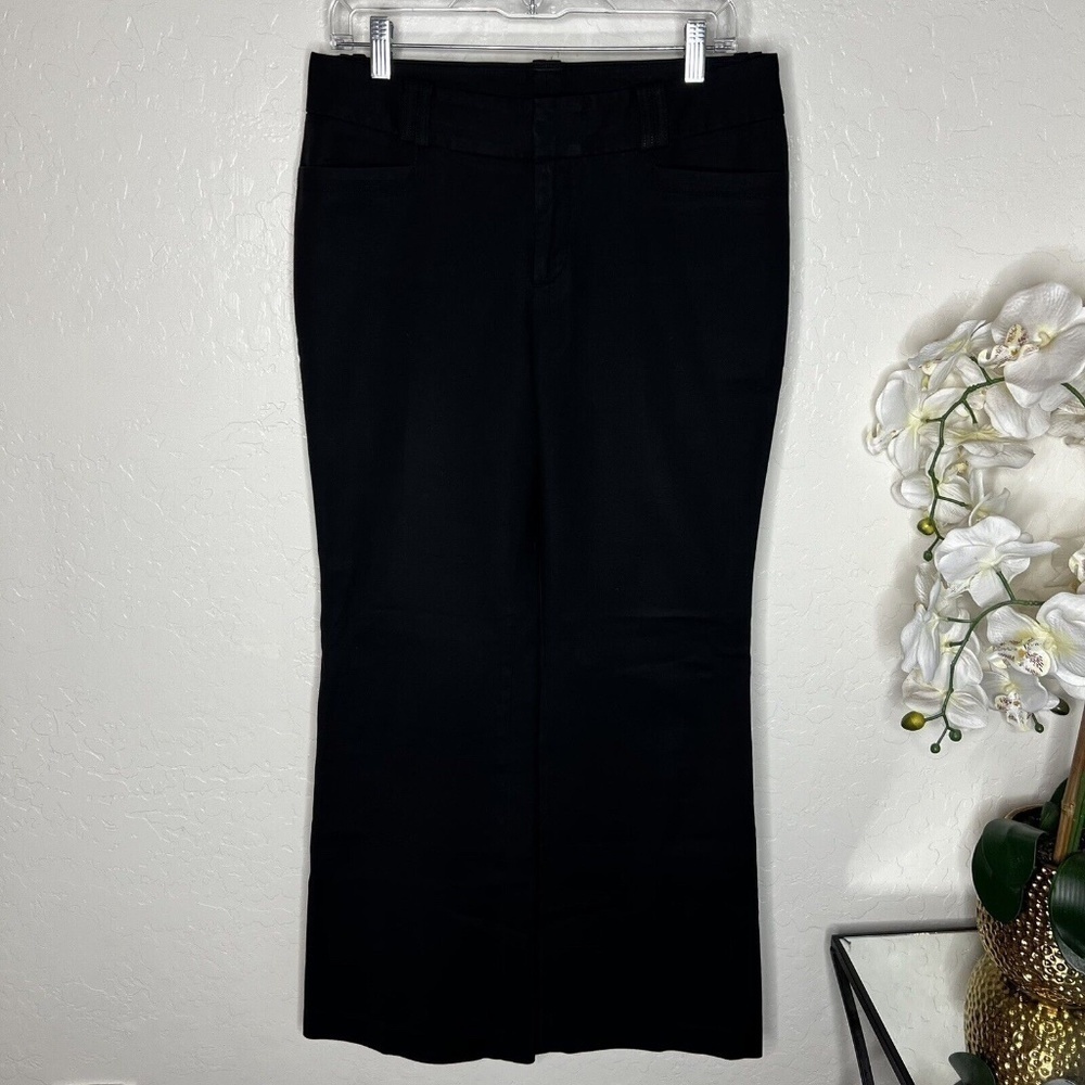 Banana Republic Women's Martin Fit Black Pants Size 8 Stretch